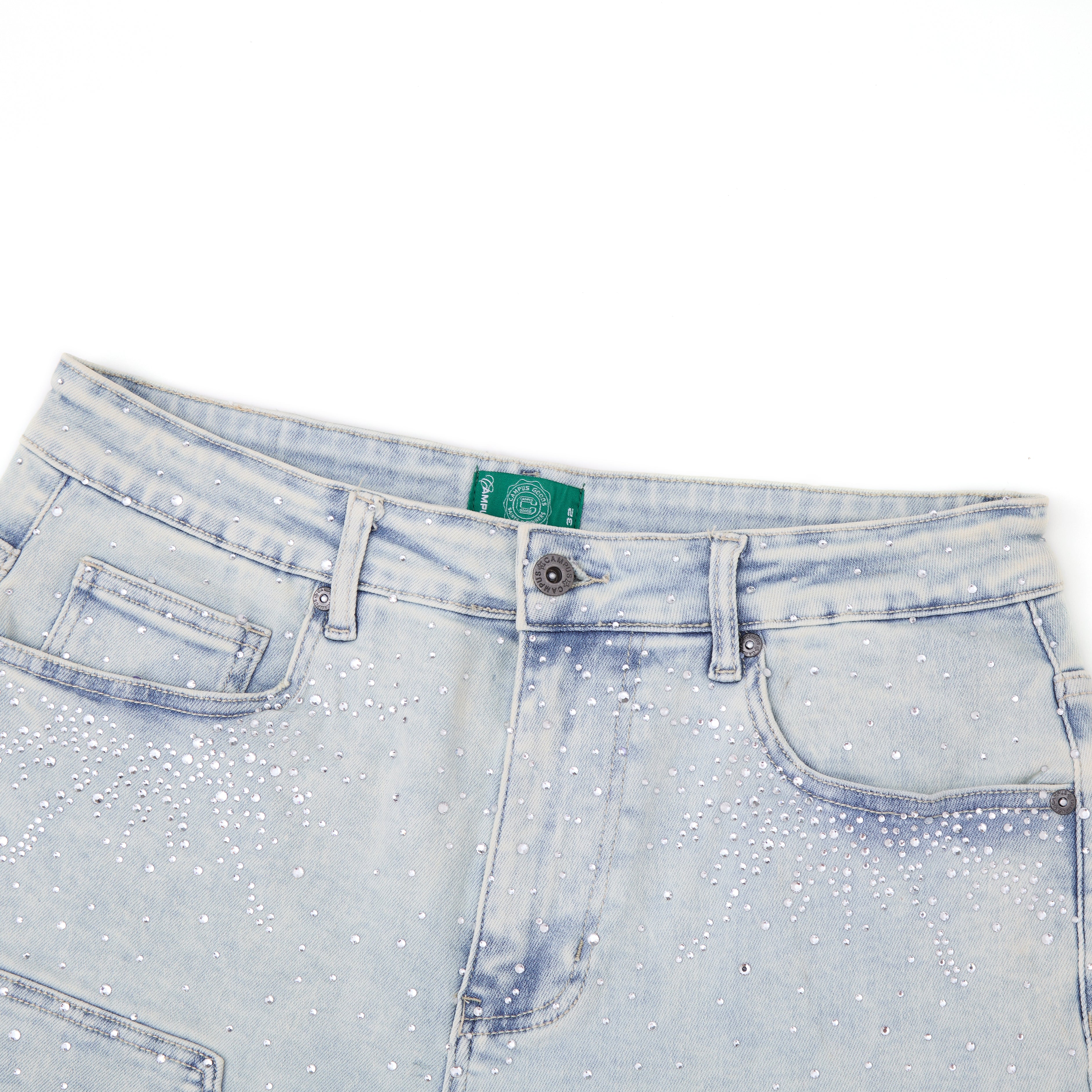 Kingdom Jorts (Blue Wash)